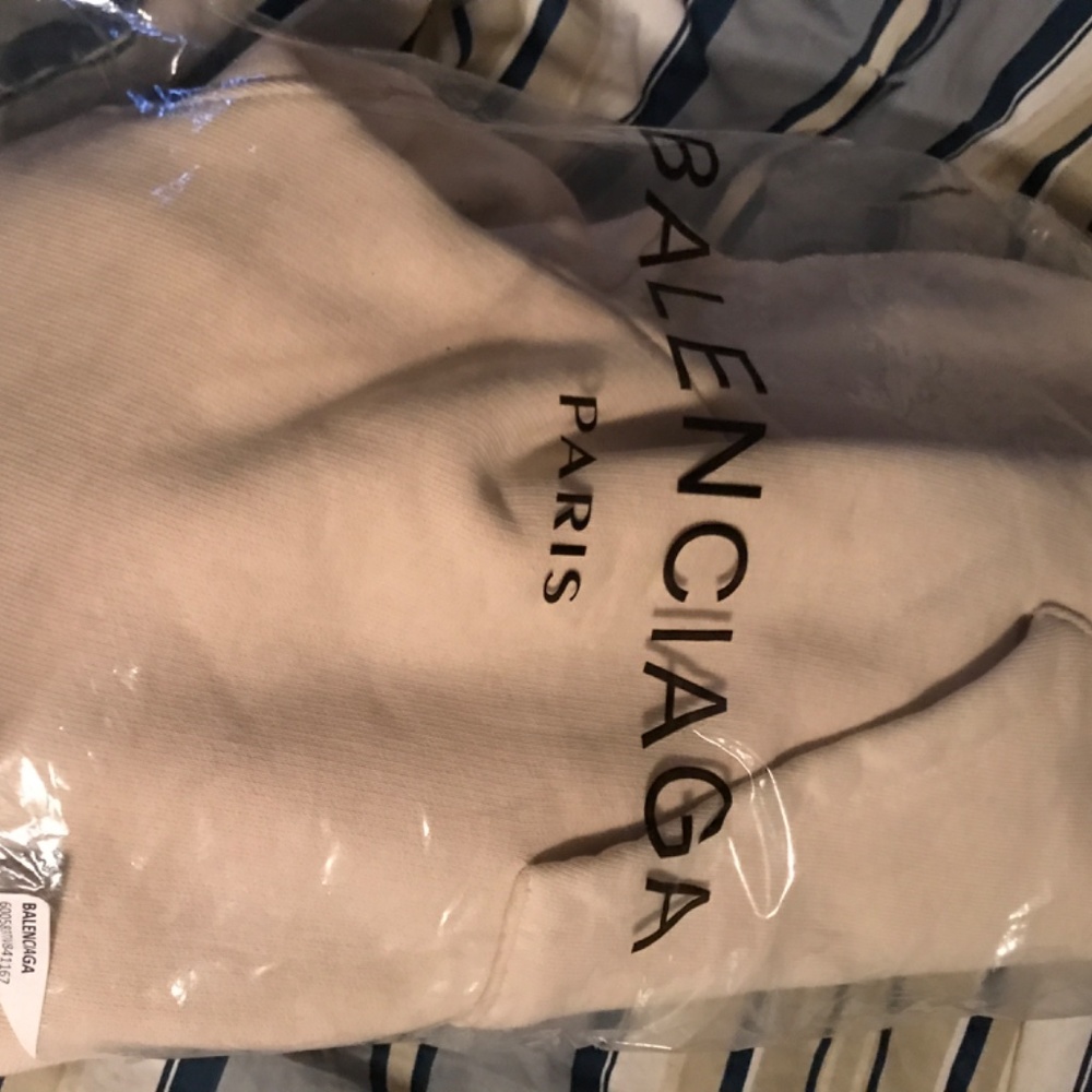 Balenciaga hoody sz M cream - Picture 9 of 15
